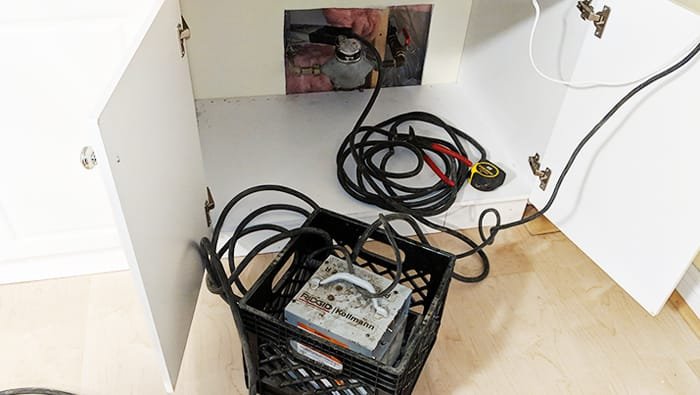 frozen pipe repair and unthawing